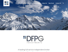 Tablet Screenshot of dfpg.com